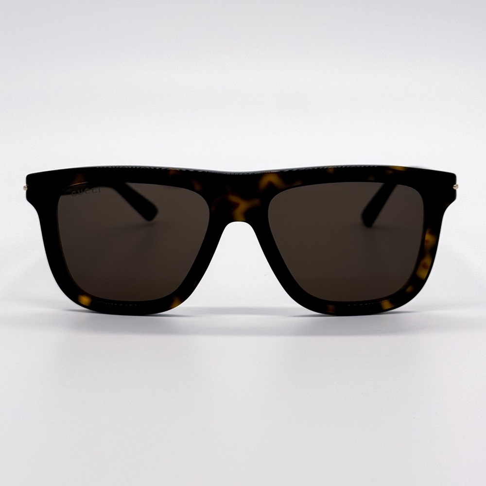 NEW GUCCI GG1502S 002 HAVANA BROWN UNISEX SQUARE SUNGLASSES GUCCI - Picture 3 of 10
